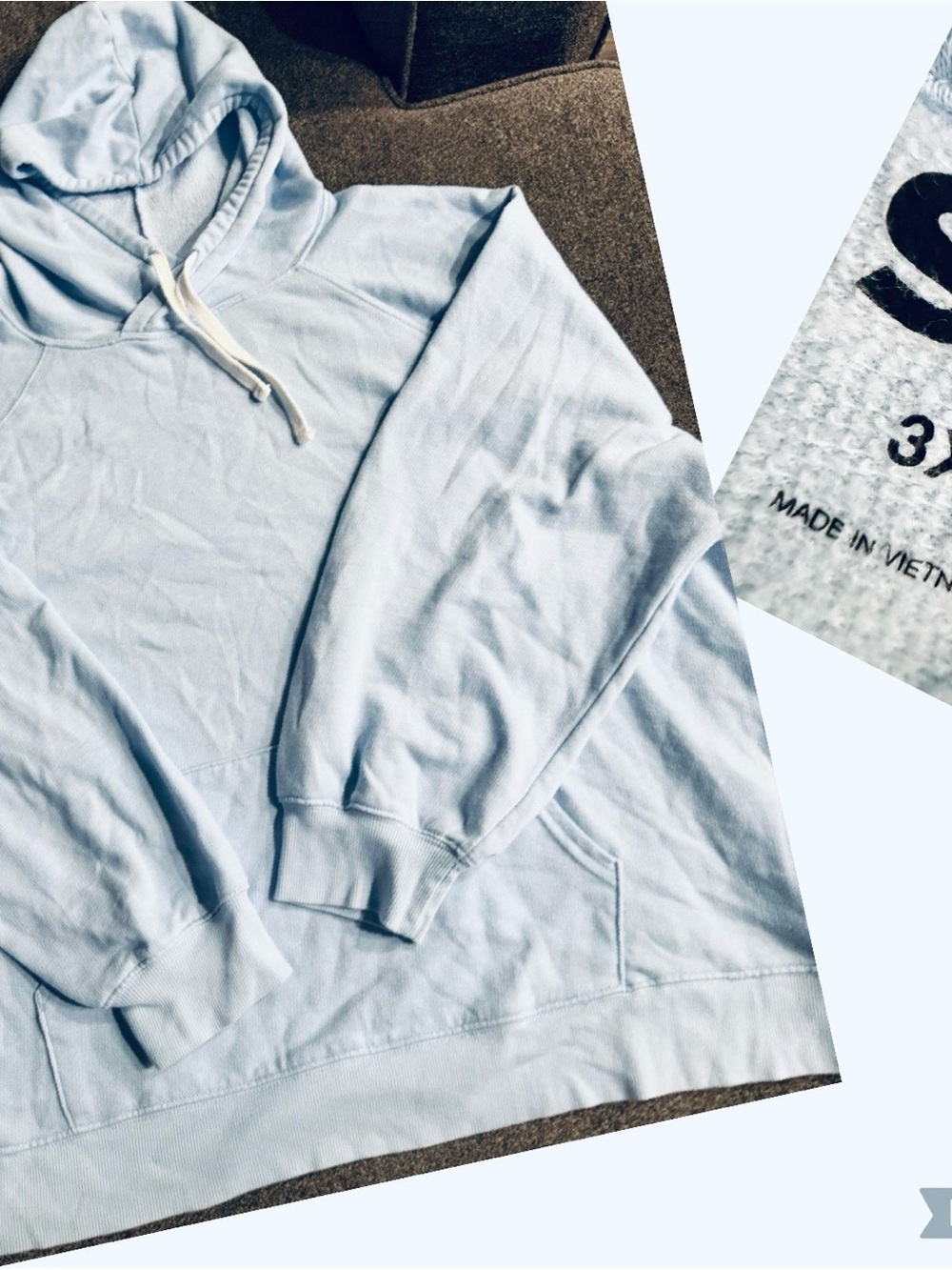 SO woman’s light blue 3x lightweight hoodie